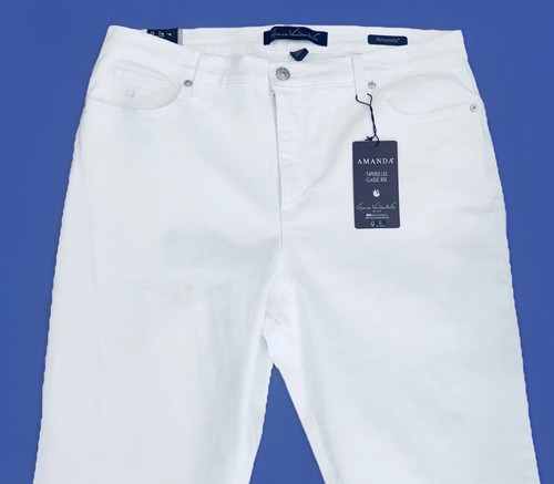 NWT Gloria Vanderbilt Amanda Jeans 16 Petite Tapered Classic Rise 28” Inseam New - Picture 12 of 14