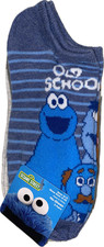 NEW Sesame Street 5 Pairs of Ankle Socks Cookie, Elmo, Oscar, Snuffleupagus