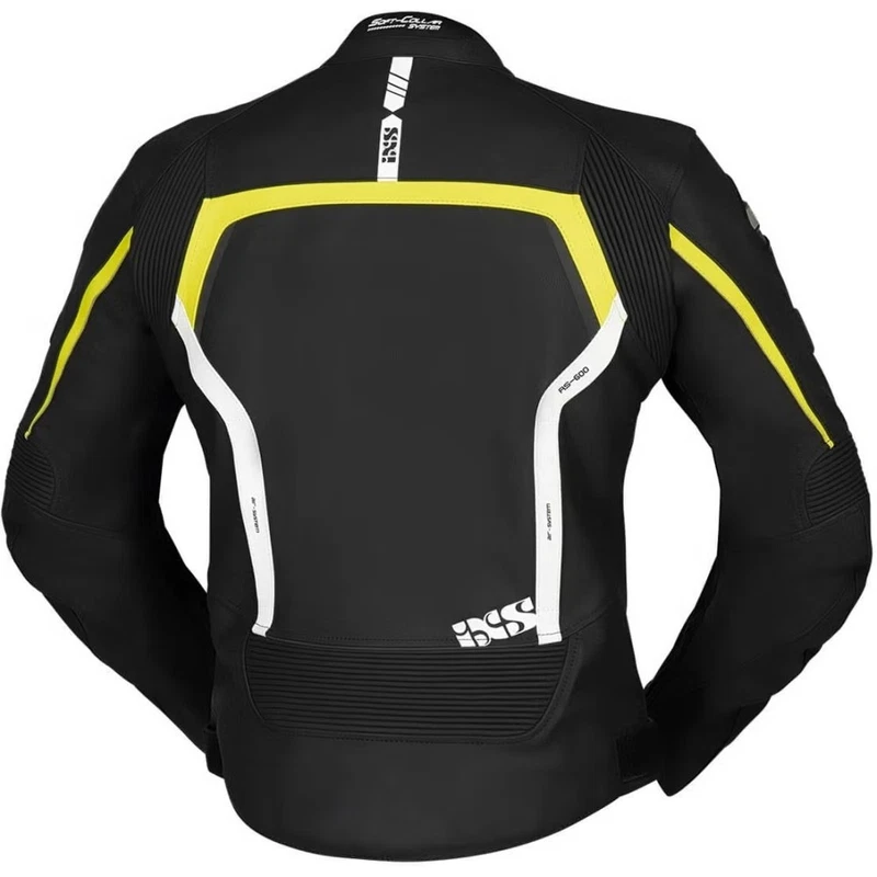 IXS RS-600 1 Leather Black Yellow White, photo 2 of 2