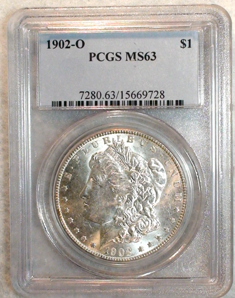 MS 63 Graded 1902 Year Morgan US Dollars (1878-1921) for sale | eBay