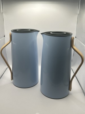 Thermal Vacuum Coffee Carafe or Jug by Stelton  40.6 oz. capacity blue lot of 2