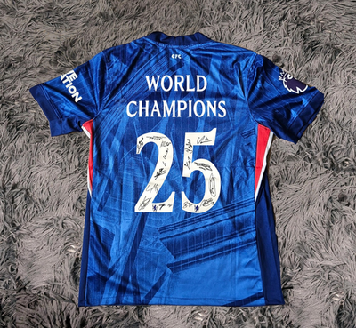 激レア！非売品 サッカー　 CHELSEA FOOTBALL CLUB 手帳 Chelsea FULL 2025 SIGNED Chelsea Jersey Club World Cup Champions