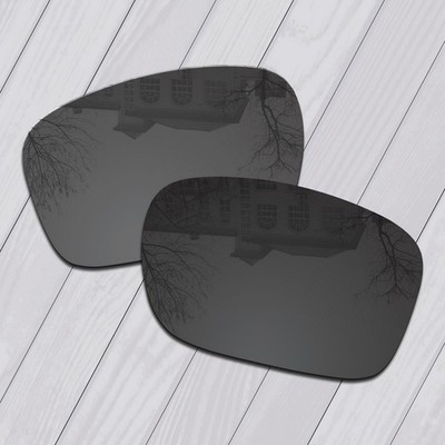 POLARIZED Replacement Lenses For-Oakley Holbrook OO9102 Sunglass -Dark Black