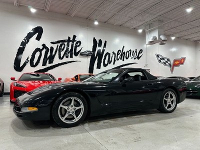 2004 Chevrolet Corvette Convertible Triple Blk 1SB, Z51, 6-Speed, Polished