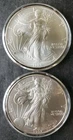1995 and 1997 $1 American Silver Eagle Dollar in Capsules
