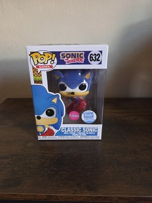 Funko Pop! Vinyl: Sonic the Hedgehog - Classic Sonic (Flocked) - Funko Exclusive
