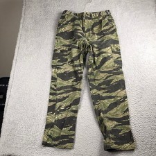 Vintage Vietnam War Silver Tiger Stripe Camo Cargo Pants Us M Tadpole Sparse Tds