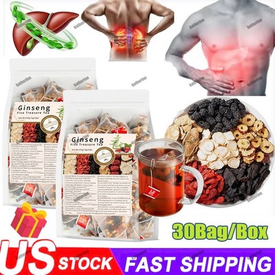 30pcs Ginseng six treasure tea , Kidney tea ,liver tea , red date kidney health