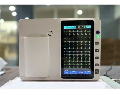 7'' Touch 12-Lead 3-Channel Portable ECG Machine Electrocardiograph