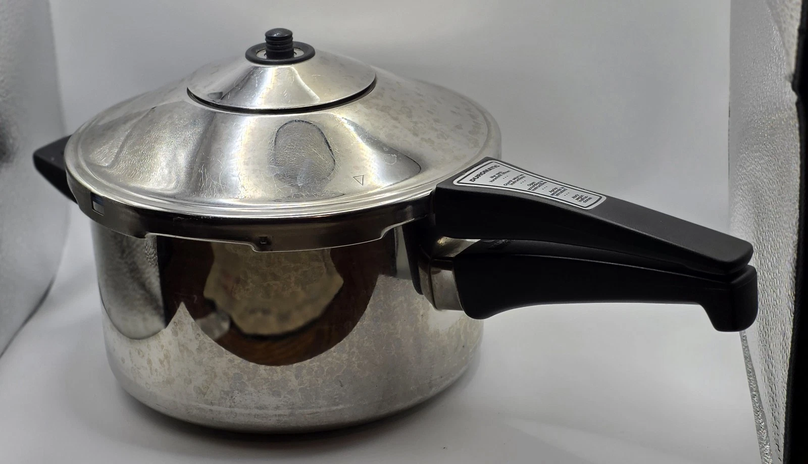 Nice! KUHN RIKON DUROMATIC 3341 3.5 L STAINLESS PRESSURE COOKER/Has Water Spots