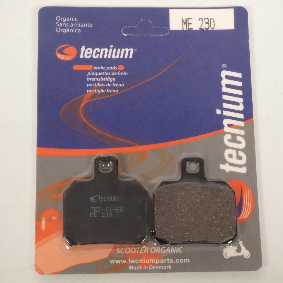 Plaquette de frein Tecnium avant pour scooter Piaggio X9 500 modèles 2000 à 2002