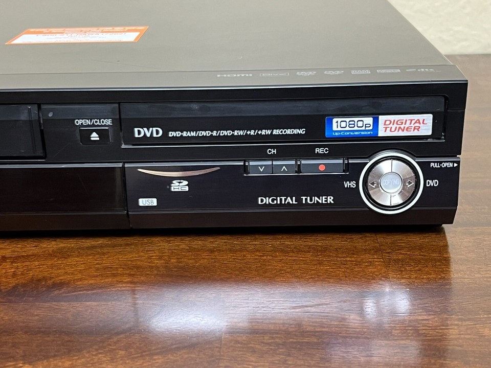 Panasonic DMREZ485V DVR/VCR Recorder HDMI Remote N2QAYB000197 Cables