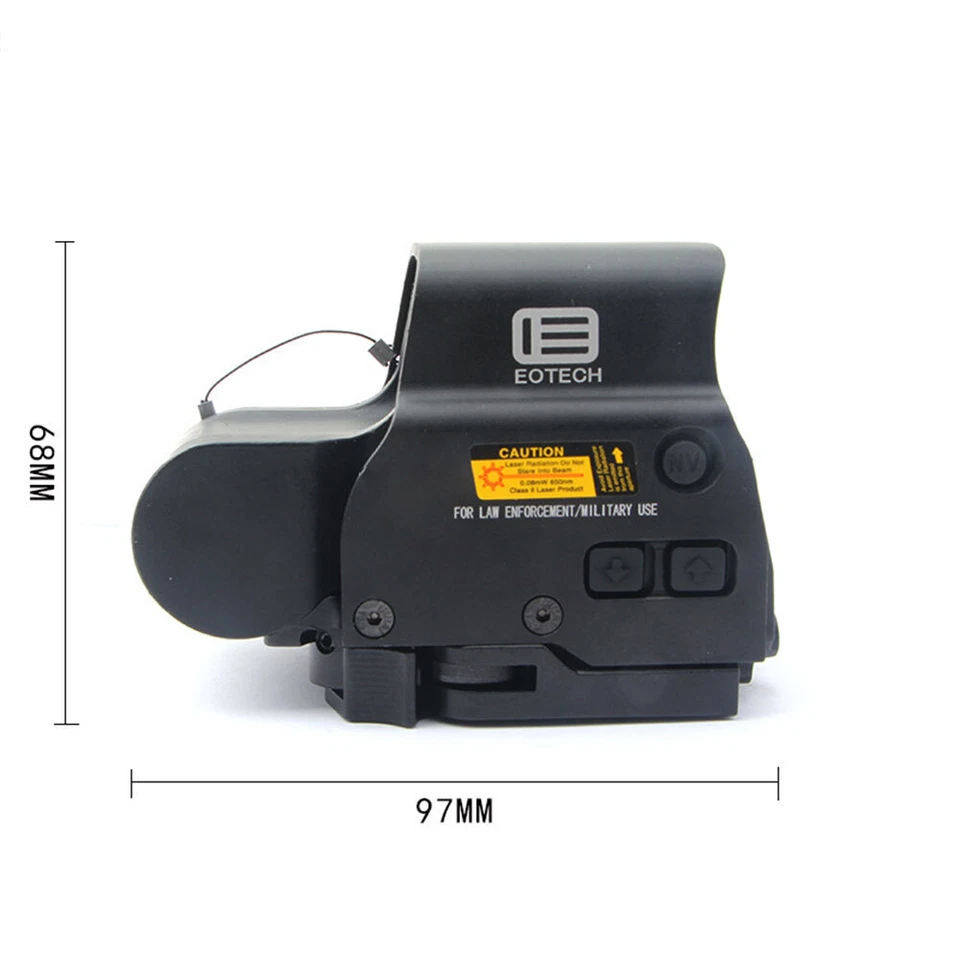 G45 G43 G33 3/5x Magnifier with Switch to Side QD Mount&558 Red Green Dot Sight - Image 3 of 4