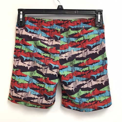 Nike Boys Sharks Swim Trunks Size 6 Multicolor Board Shorts Swimming Logo - Picture 3 of 4