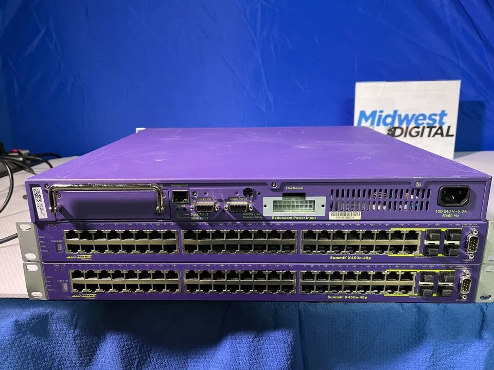 Extreme Networks Summit (16148) 48 puertos conmutador externo administrado apilable Foto 4 de 4