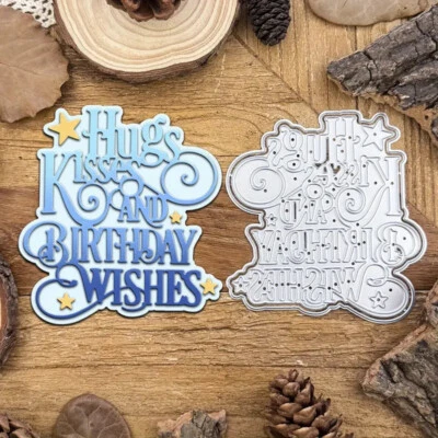 Greetings Metal Cutting Dies Scrapbooking Embossing Paper Card Crafts Stencils