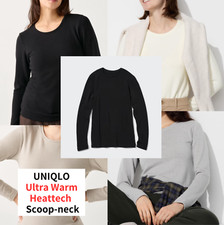 UNIQLO Ultra Warm Heattech Crew-Neck T Long-Sleeve S-XL 4 Colors Women Japan