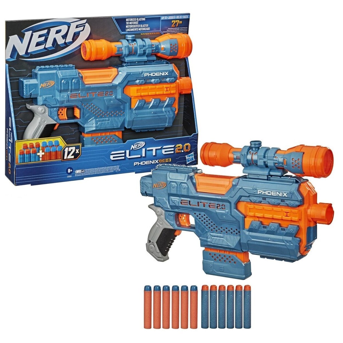 NERF N-Strike Elite PocketStrike – Kompakter Blaster, Bis 24 M Reichweite, Für Kinder Ab 8 Jahren