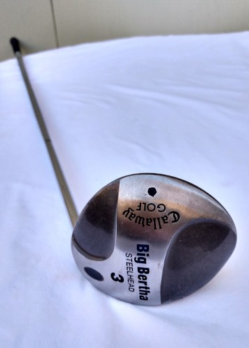 Callaway Big Bertha Steelhead 3 Wood RH Memphis 10 98 Steel Shaft R Flex 42.5" - Picture 2 of 6