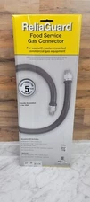 ReliaGuard Commercial Food Service  Gas Connector Kit 3/4" X 36" Stainless Steel