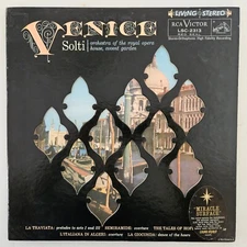 TAS List Venice Solti RCA LSC-2313 DG SD Original Stereo Die-cut Gatefold 9s/1s