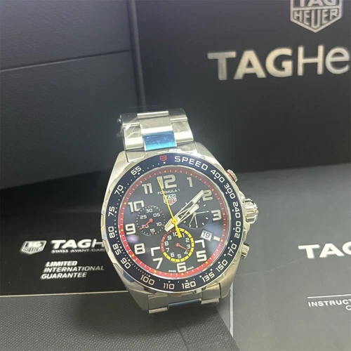 TAG Heuer 1X Red Bull Racing Formula 43mm Quartz Bracelet Ref CAZ101AL.BA0842 - Bild 1 von 12