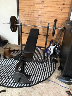 Bench Press Dumbbells And Weights Gym Fitness Gumtree