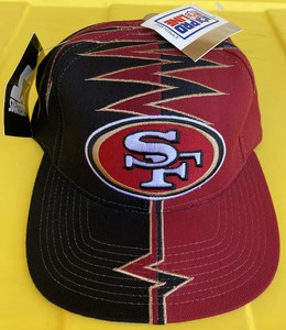 全新带标签 复古90s San Francisco 49ers 初学者darkside Ds 震荡波劈柴刀帽子 Ebay