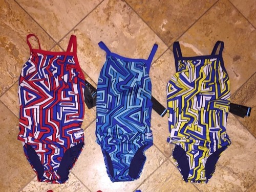 Speedo One-Piece Swimsuit Youth Girl's Endurance+ Conquers All Flyback NWT $84 - Picture 9 of 12