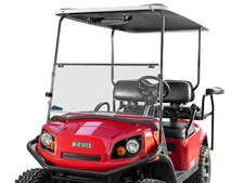 SuperATV Corsa Blue E-Z-Go Express Flip Down Windshield-Standard-Light Tint