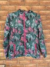 NWT PGA TOUR Women Medium Long Sleeve Hood Full Zip Jacket Bahama Paradise  60