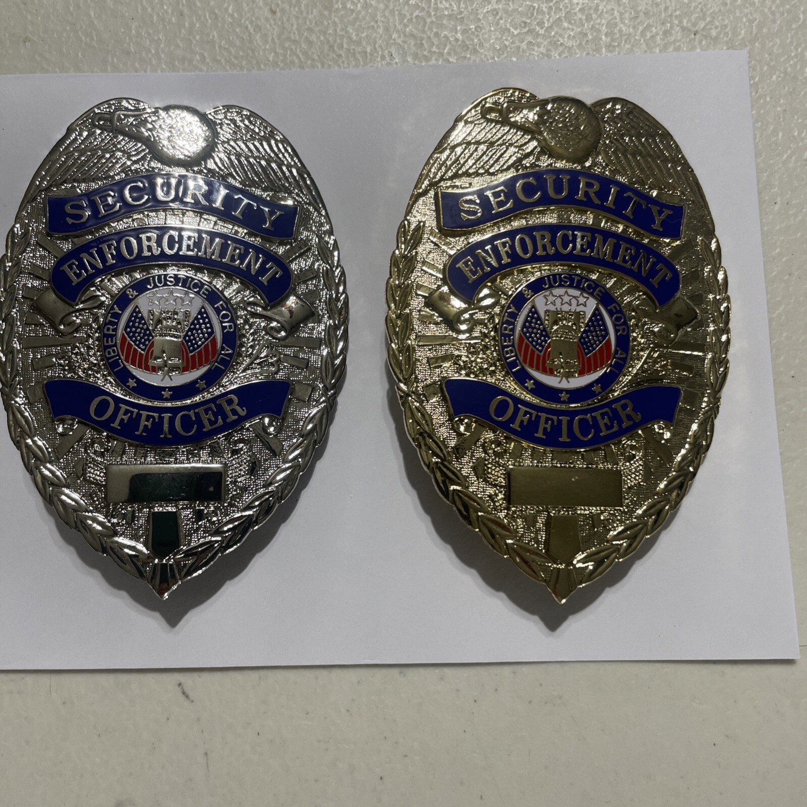 Lot Obsolete Security Guard Badges
