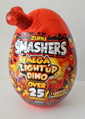 ZURU Smashers Series 4 Mega Light-Up Dino Surprise Egg NIB