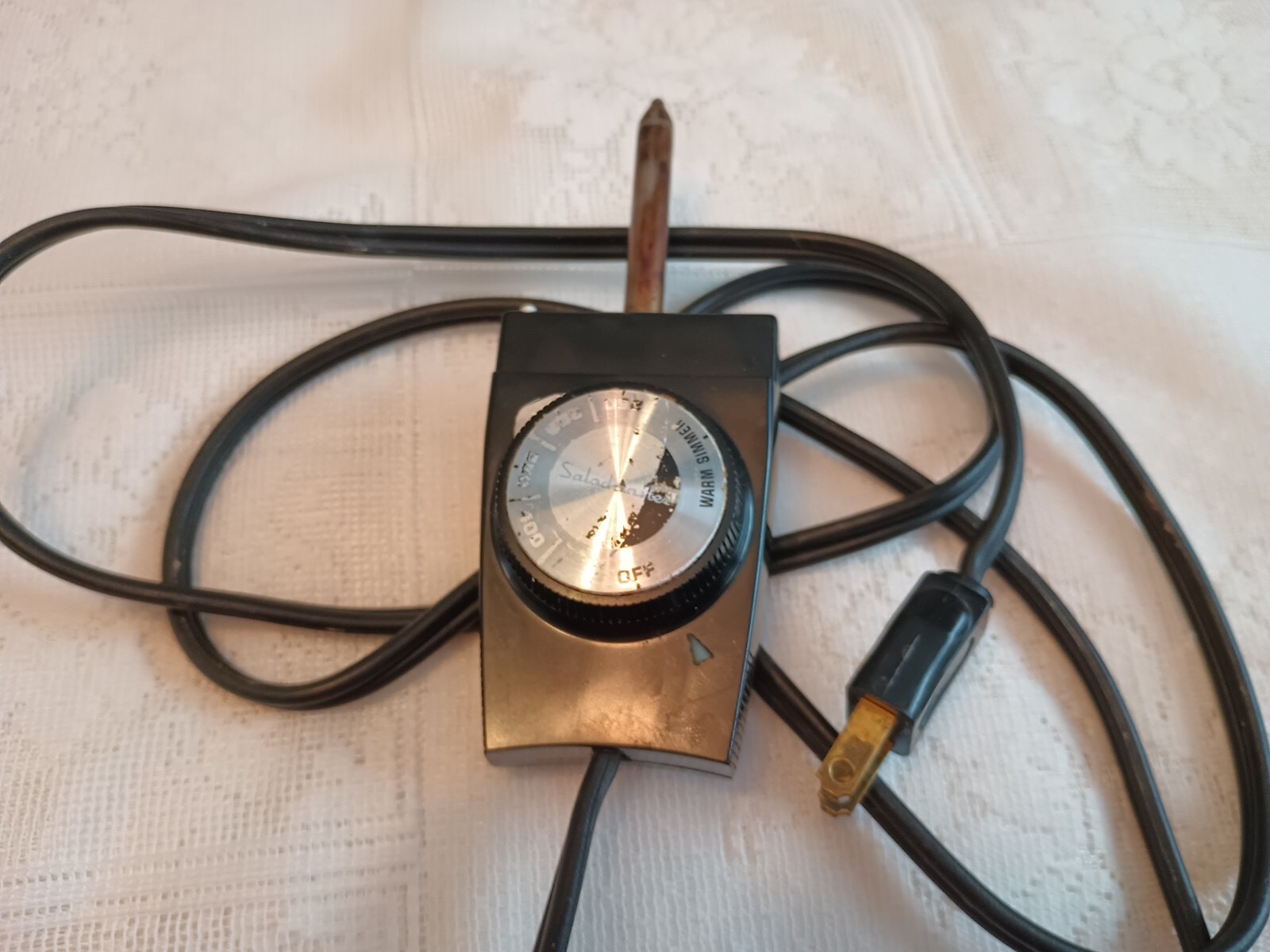 Saladmaster West Bend Temp Control Power Supply Plug WB1 For Electric