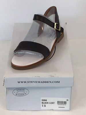 steve madden dina sandal black