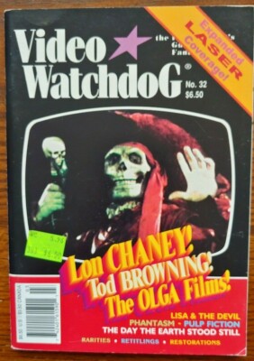 VIDEO WATCHDOG #32 - LON CHANEY, Tod Browning, J.P. Mawra, Jose Prieto (1996)