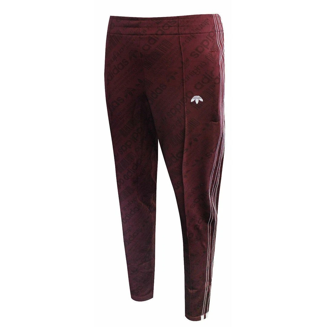 x Alexander Wang Stretch Waist Bottoms Burgundy Mens Track Pants | eBay