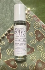Cuccio Botanicals Night Garden Sleep Oil Moon Flower Primrose Oil 0.35 Oz New