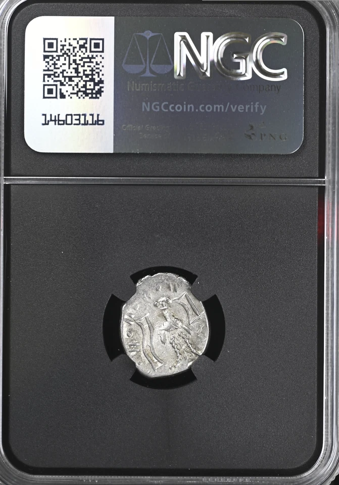 Arabia Felix, Himyarites AR Drachm 1st Century AD NGC VF BX20-19 - Image 2 of 2