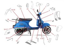 NECO ABRUZZI 50 & 125cc PARTS & PANELS AVAILABLE TO ORDER