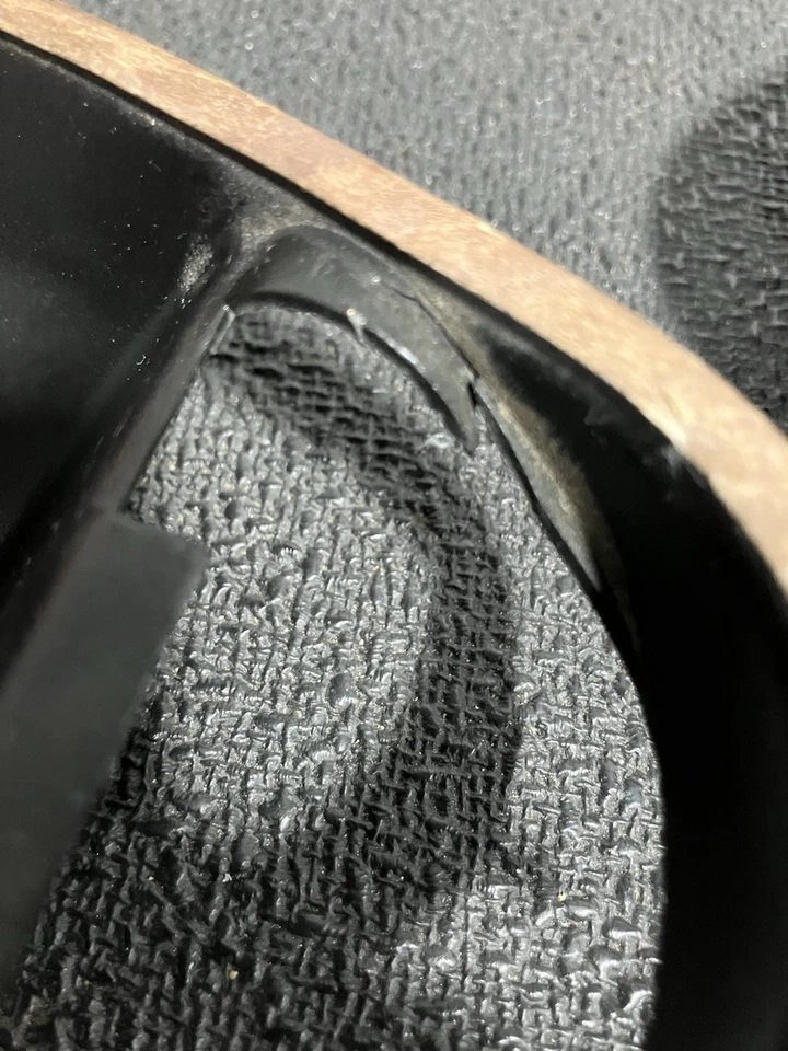 00-02 Juego de molduras de manija de puerta interior delantera Jaguar S grano madera Foto 3 de 3