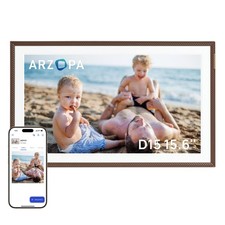 15.6" Large Digital Picture Frame, 1920X1080 FHD Touchscreen with Anti-Glare,...