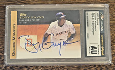2012 Topps Golden Moments Tony Gwynn Auto CGC JSA Authentic Auto 10 Padres