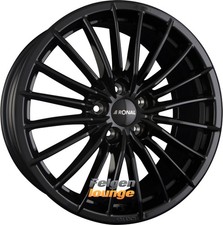 4x RONAL R68 Jetblack 8,5x19 ET45 5x112