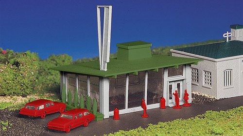 Cafetería Bachmann Trains H O Plasticville - 45102 NUEVA EN CAJA NUEVA | Condition: New