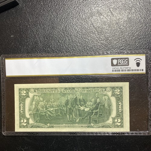 💎 1976 $2 DOLLAR Boston FRN PCGS 58 Choice A/U - Picture 3 of 3
