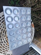 24 Cup Mini Muffin Tin Non Stick Cupcake Baking Tray