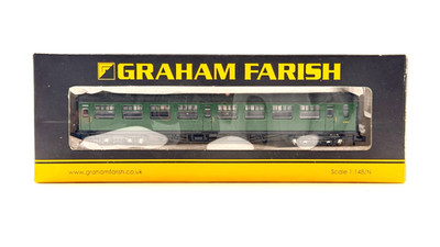 Graham Farish Spur N - 374-440 - Bulleid Second Corridor Coach BR GRÜN (SR)