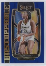 2024 Panini Select WNBA Unstoppable Blue Prizm 42/49 Kalani Brown #4 s3g