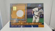 2001 Topps Reserve - Game-Worn Uniform Carlos Delgado #TRR-CD (MEM)